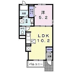 ガーデンすみれ 1LDKの間取図画像