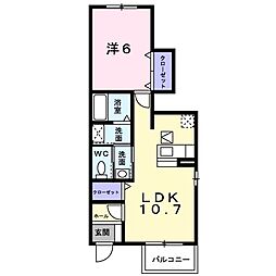 セレーノ・アロッジオ 1LDKの間取図画像