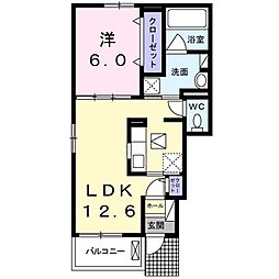 間取図画像 1LDK