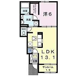 間取図画像 1LDK