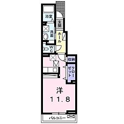 Miyuki・寿々 ワンルームの間取図画像