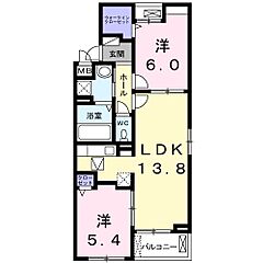 物件の間取り
