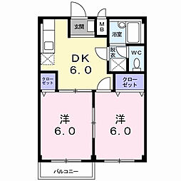 間取図画像 2DK