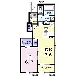 間取図画像 1LDK