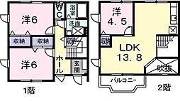 リーヴメゾン 3LDKの間取図画像