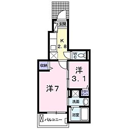 アウローラ 1SKの間取図画像