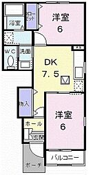 間取図画像 2DK