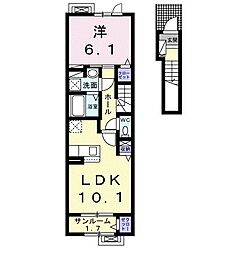 間取図画像 1LDK