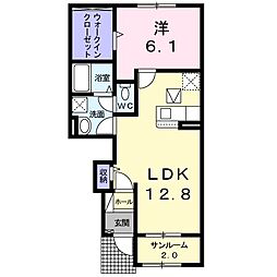 M・R・M2 1LDKの間取図画像