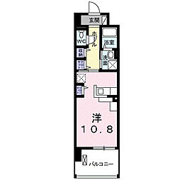 ツリーベル ワンルームの間取図画像