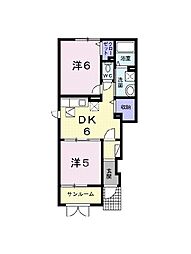 間取図画像 2DK