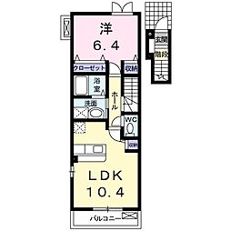 相生ヒルズ 1LDKの間取図画像