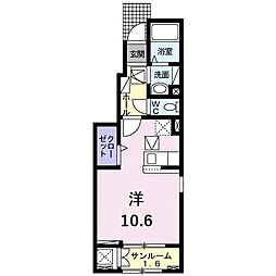 メゾン・ド・エクセレンス6 ワンルームの間取図画像