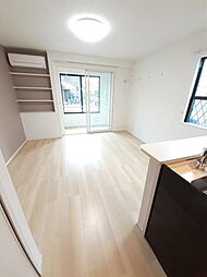 ラーゴム　II 104 1階ワンルームのリビング/ダイニング