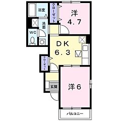 物件の間取り