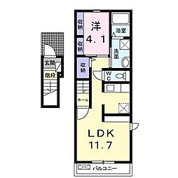 間取図画像 1LDK