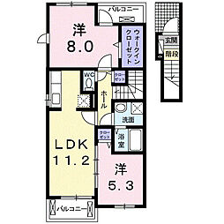 ダンデライオン 2LDKの間取図画像