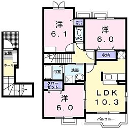 間取図画像 3LDK