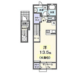 間取図画像 ワンルーム
