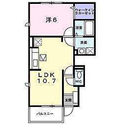 間取図画像 1LDK