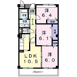間取図画像 3LDK
