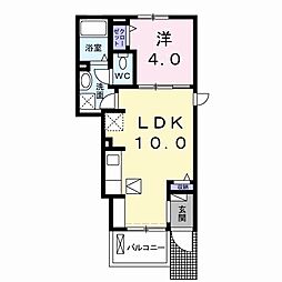 グランドール・S1 1LDKの間取図画像