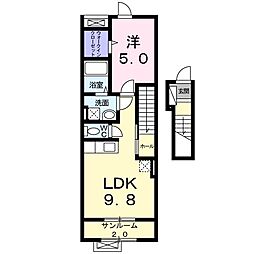 ガーデンハイム青葉 1LDKの間取図画像