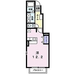 スモールウッズタウンTOMO2 ワンルームの間取図画像