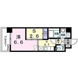 ネクスピア箱崎 1SKの間取図画像