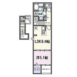 ラフレシャンタン さいか 1LDKの間取図画像