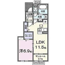 間取図画像 1LDK