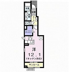 間取図画像 ワンルーム