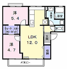 物件の間取り