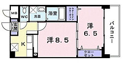 セジュール藤 2Kの間取図画像