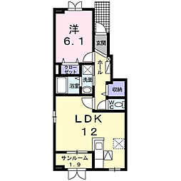 間取図画像 1LDK