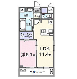 間取図画像 1LDK