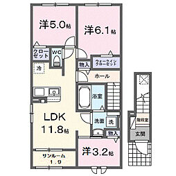 間取図画像 3LDK