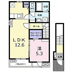 間取図画像 1LDK