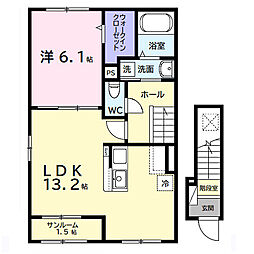 間取図画像 1LDK