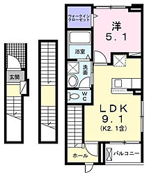 間取図画像 1LDK