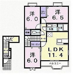 間取図画像 3LDK