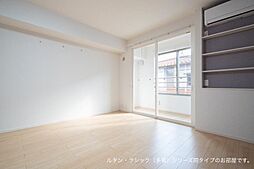 リズブラン　モーム 203 2階ワンルームのリビング/ダイニング