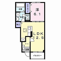 間取図画像 1LDK