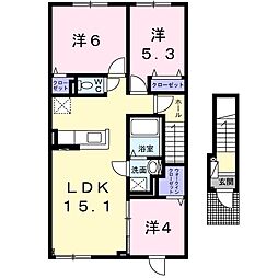 間取図画像 3LDK