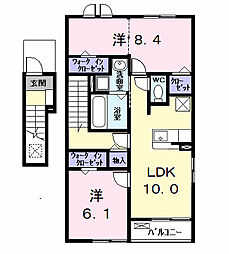 フェリーチェ 2LDKの間取図画像