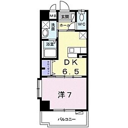 間取図画像 1DK