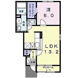 間取図画像 1LDK