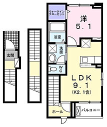 間取図画像 1LDK