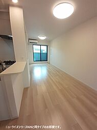 西条町御薗宇アパート　Ｂ 202 2階2LDKのリビング/ダイニング