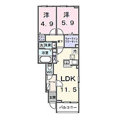 物件の間取り